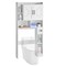 Over the Toilet Bathroom Storage Cabinet with Adjustable Shelf